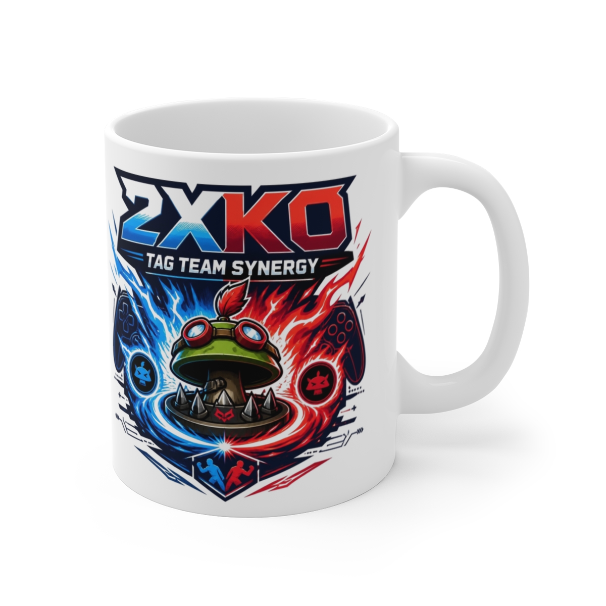 2XKO "2XKO: Tag Team Synergy" White Mug