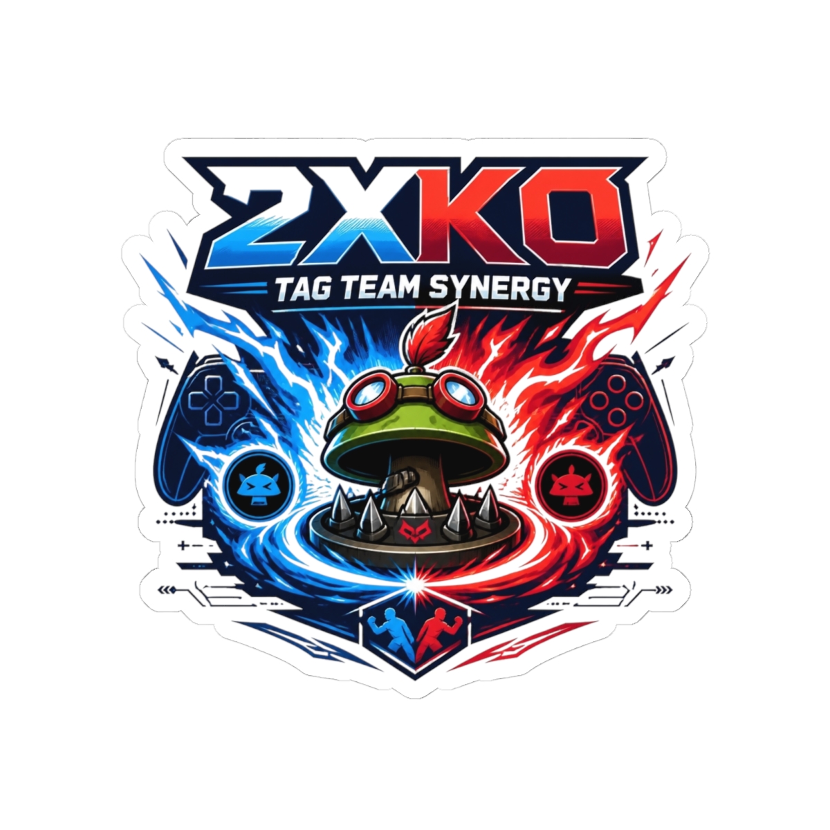 2XKO "2XKO: Tag Team Synergy" Sticker