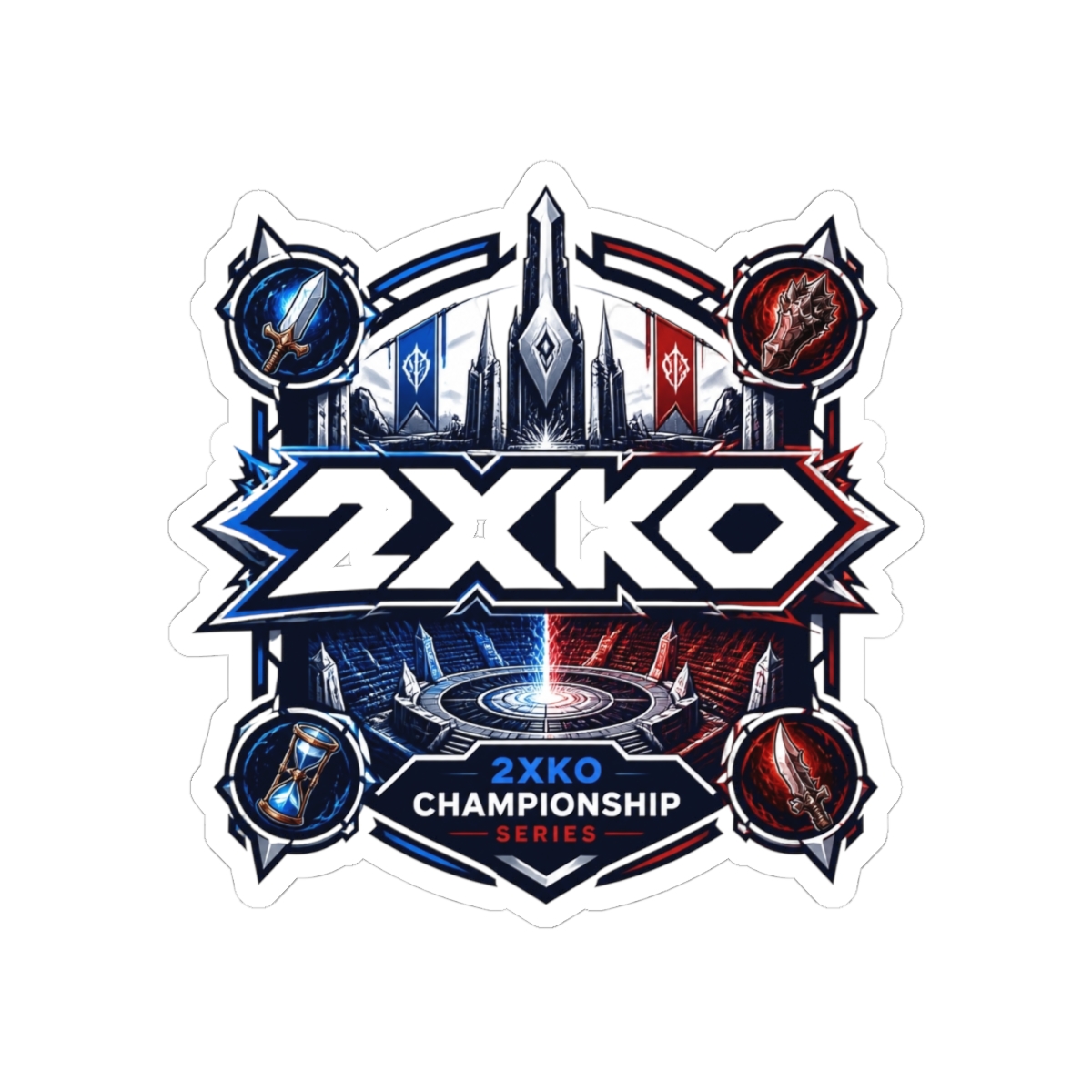 2XKO "2XKO Championship Series" Sticker