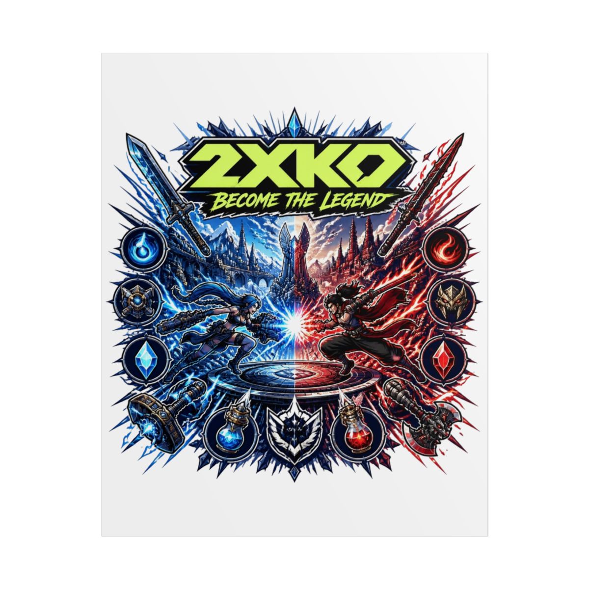 2XKO "2XKO: Become the Legend" Poster