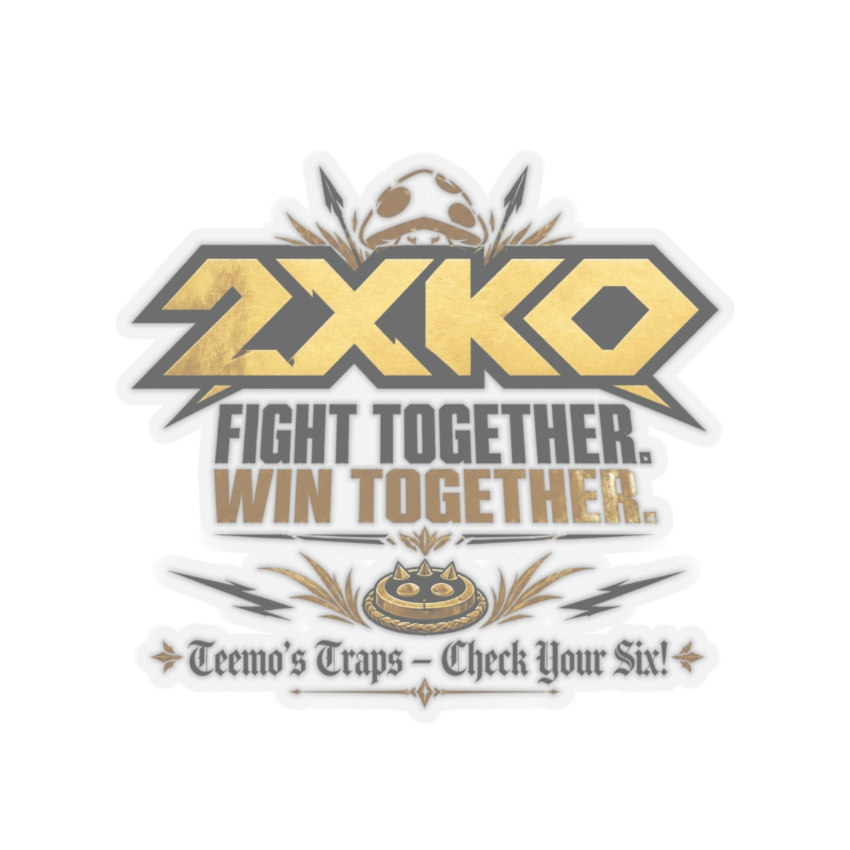 2XKO "Teemo’s Traps – Check Your Six!" Sticker