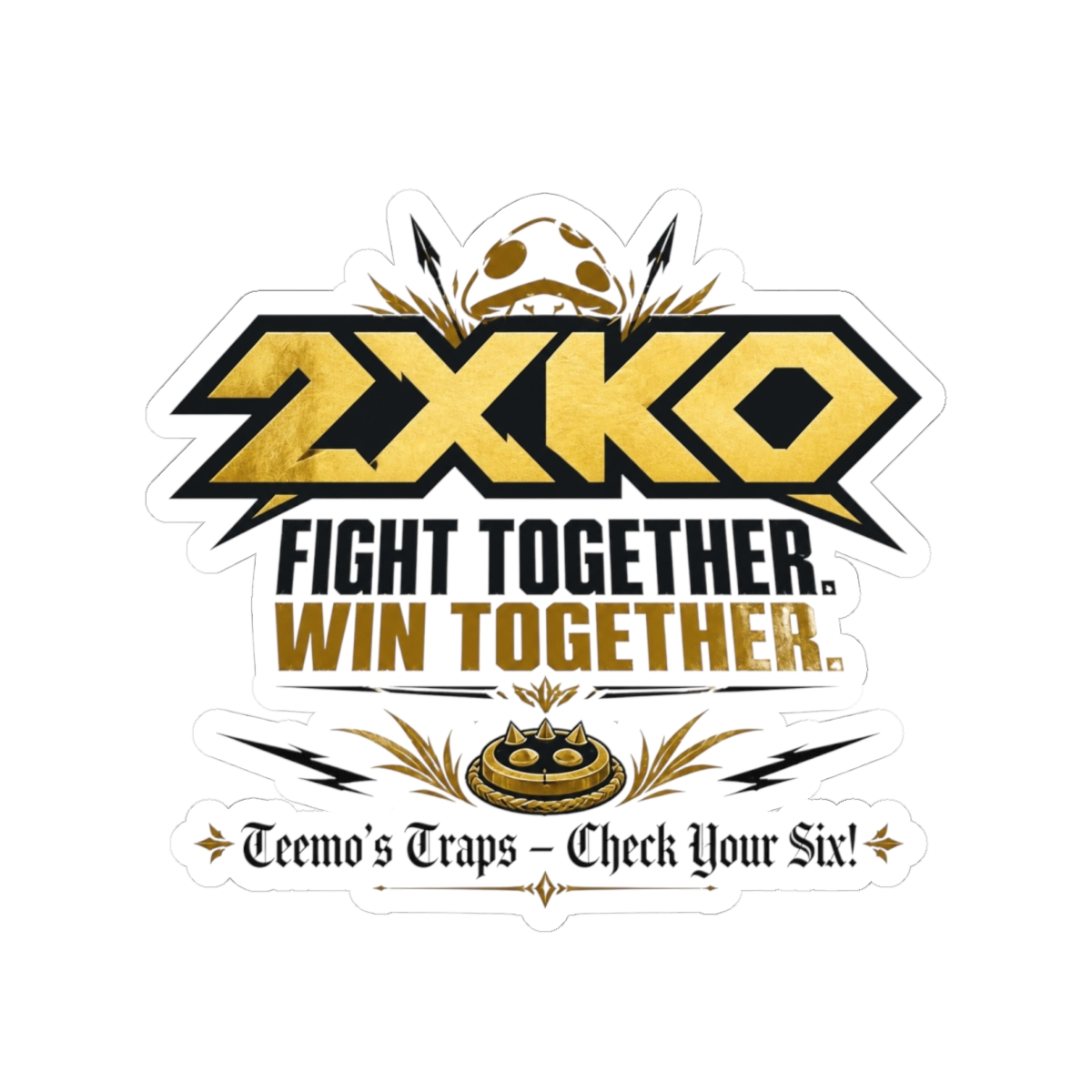 2XKO "Teemo’s Traps – Check Your Six!" Sticker