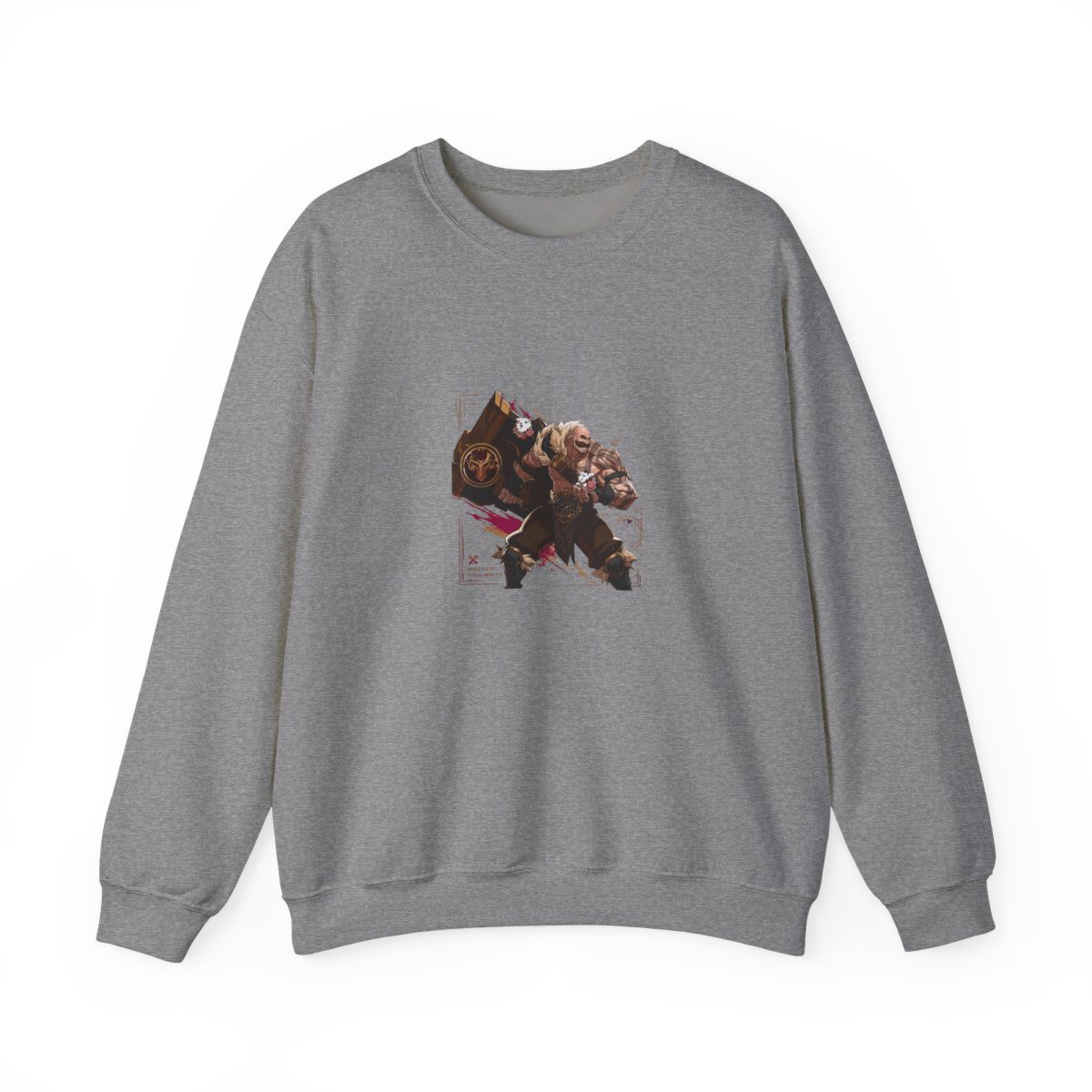2XKO " in bold sans-serif font at the top right. " Crewneck